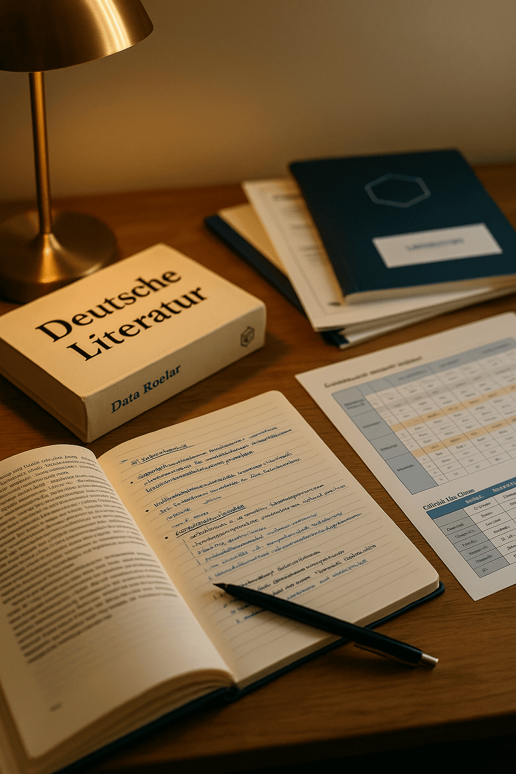 IB German student studying with tutor