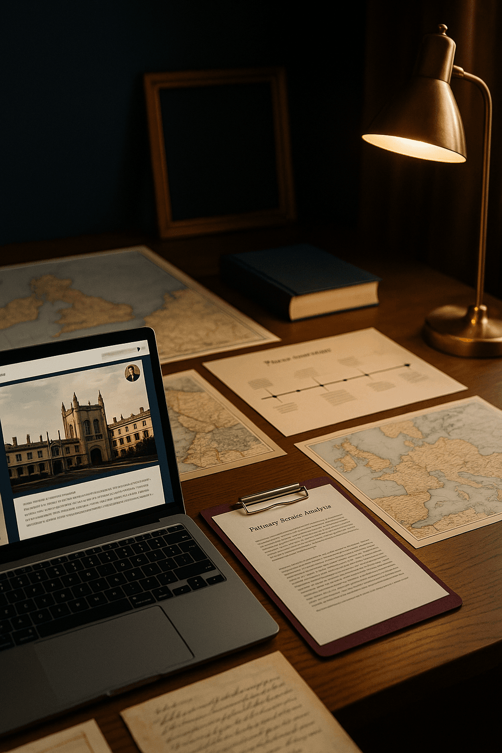 IB History student studying with tutor