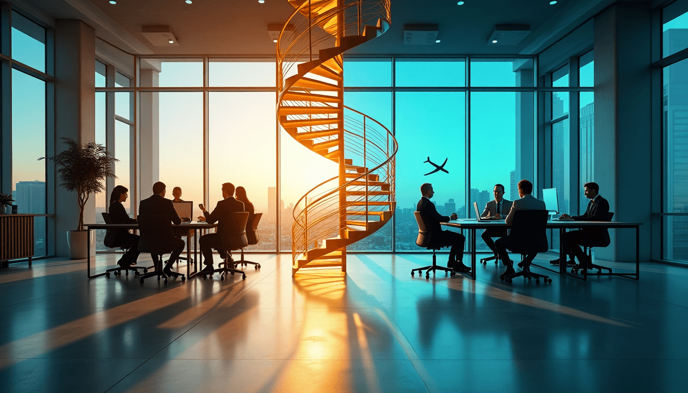 Business case studies showing real company problem-solving solutions