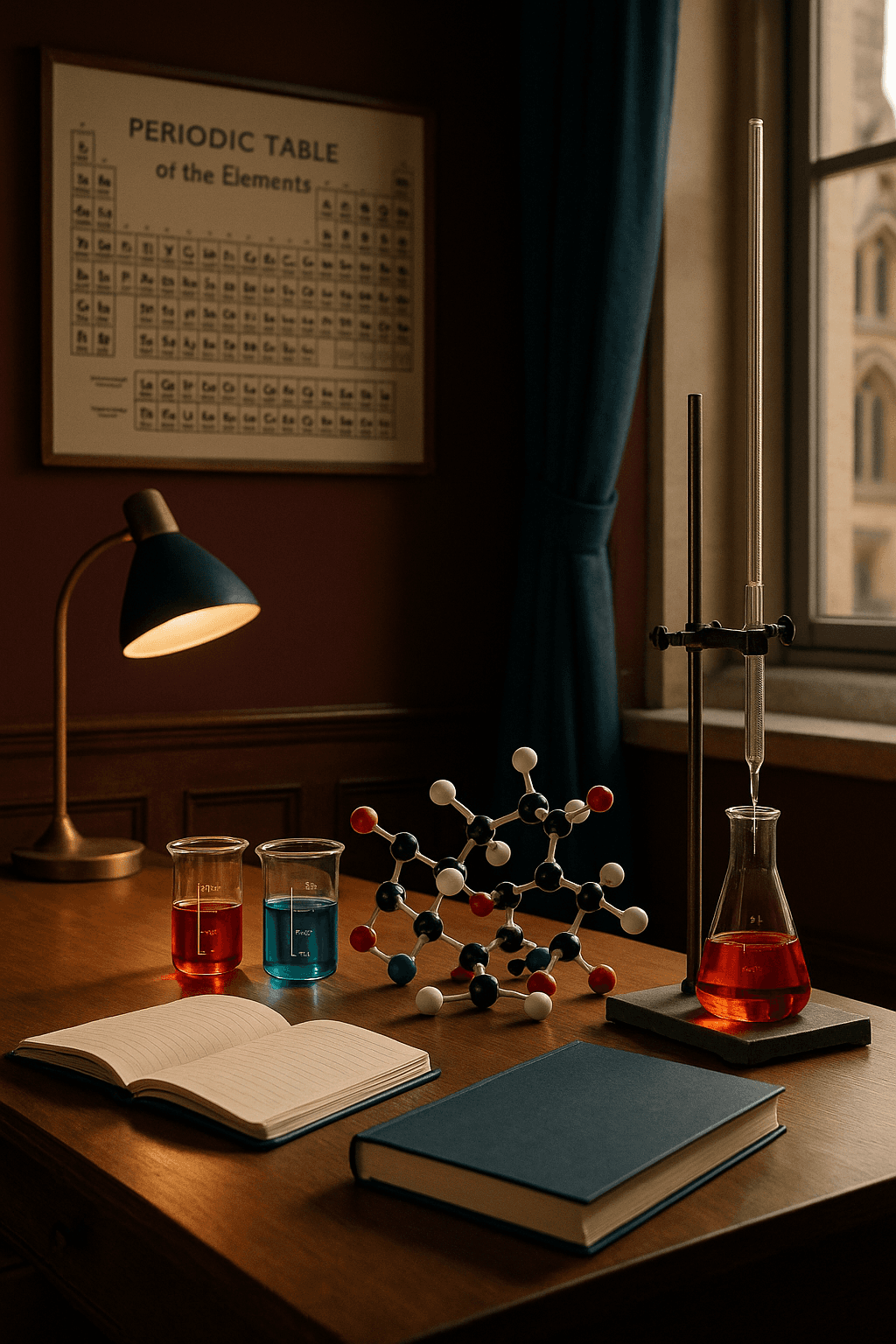 AP AP Chemistry student studying with tutor