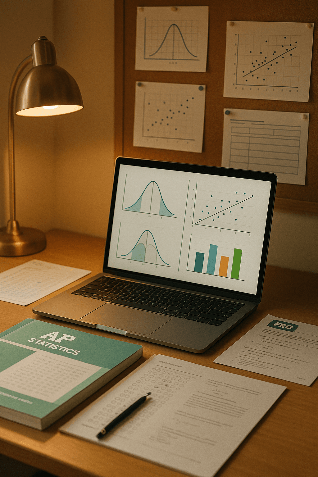 AP AP Statistics student studying with tutor